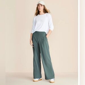 Loft: Lou & Grey Wanderweave Wide Leg Trousers Medium (NWT)